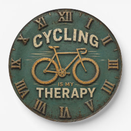 Cycling Is My Therapy Gift for Cyclists ペーパープレート