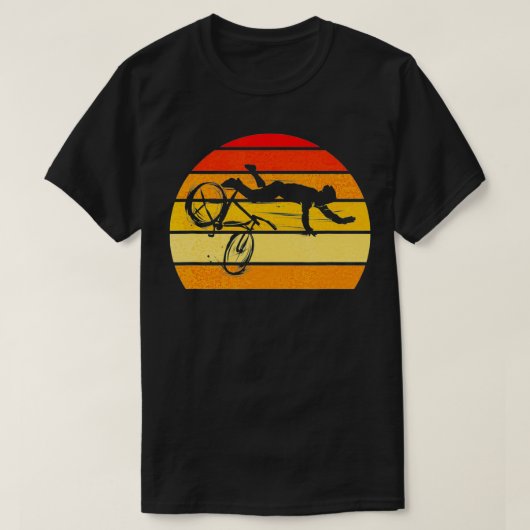 Cycling Lover Funny Cycle Vintage Bicycle Mountain Tシャツ (デザイン正面)