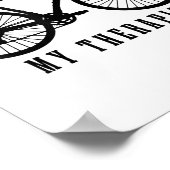 Cycling My Therast Funny Road Bike  ポスター (角)