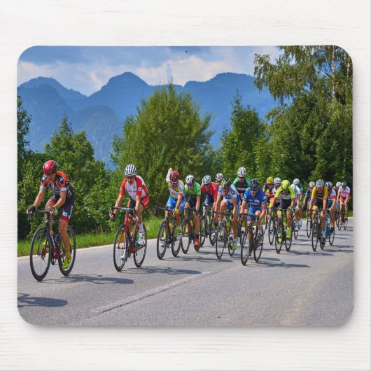 cycling race マウスパッド (正面)