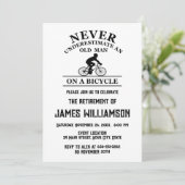 Cycling retired retirement party 招待状 (スタンド正面)