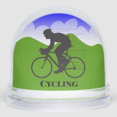 Cycling Sport Design Snow Globe (正面)