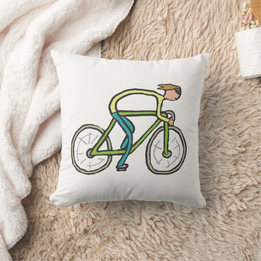 Cycling Stickman クッション (ブランケット)
