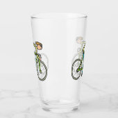 Cycling Stickman タンブラーグラス (左)