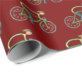 Cycling Stickman ラッピングペーパー (ロールコーナー)
