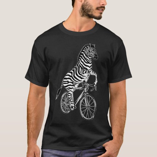 Cycling Zebra Tシャツ (正面)
