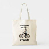 Cyclist Cycling Bicycle Biking トートバッグ (裏面)