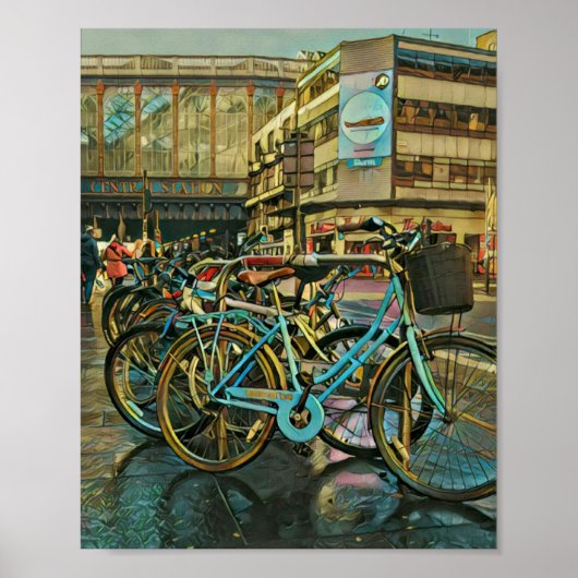 Cyclist gifts for dad ポスター (正面)
