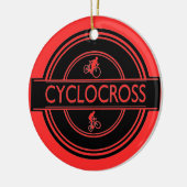Cyclocrossのオーナメント セラミックオーナメント (左)