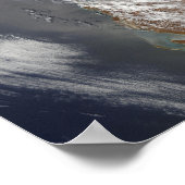 Cyclone Dominic off the shore of Western Austra ポスター (角)