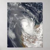 Cyclone Dominic off the shore of Western Austra ポスター (正面)