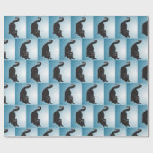 Cyclop黒猫 ラッピングペーパー (フラット)