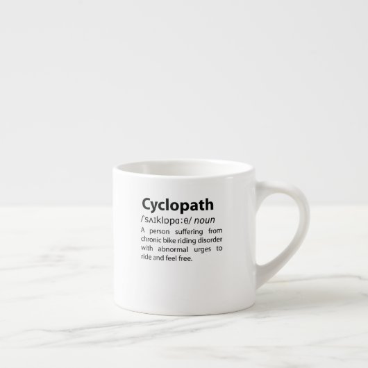 Cyclopathディクおもしろいショナリ定義 エスプレッソカップ (右)