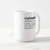 Cyclopathディクおもしろいショナリ定義 コーヒーマグカップ (正面右)