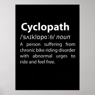 Cyclopathディクおもしろいショナリ定義 ポスター