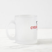 Cyclopathレトロオレンジ版 フロストグラスマグカップ (左)