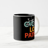 Cyclopath Bicycle Funny Cycling ツートーンマグカップ (正面右)