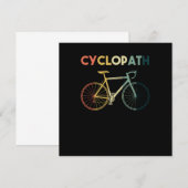 Cyclopath Cyclist Bike Cycling Mountain Bike Gift 招待状 (正面/裏面)