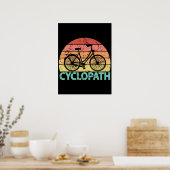 Cyclopath Funny Cycling ポスター (キッチン)