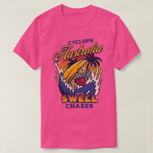 Cyclops Esperance Western Australia Big Wave Surfi Tシャツ (デザイン正面)