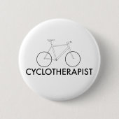 Cyclotherapist 缶バッジ (正面)