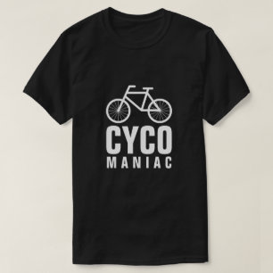 Cycoの狂人-サイクリストのためのおもしろいな自転車のTシャツ Tシャツ