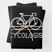 Cycologistサイクルラバーギフトサイクリングマウンテンギフト ラッピングペーパーシート (インサイチュ)