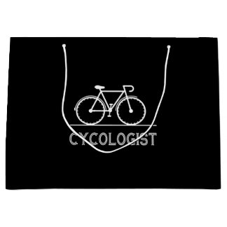Cycologistサイクルラバーギフトサイクリングマウンテンギフト ラージペーパーバッグ