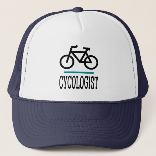 CYCOLOGISTバイクサイクリングサイクリングおもしろいノベルティ キャップ (正面)