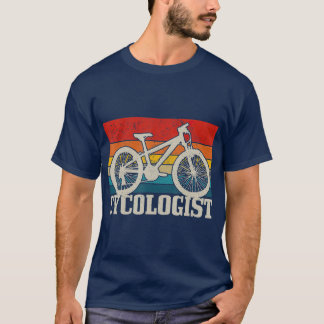 CycologistマウンテンバイクMTBヴィンテージサイクリング Tシャツ