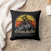 Cycologist定義おもしろいマウンテンバイクMTB クッション (ブランケット)