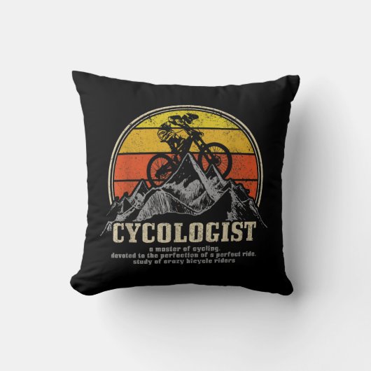 Cycologist定義おもしろいマウンテンバイクMTB クッション (正面)