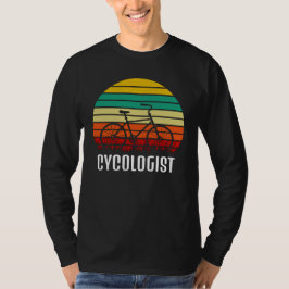 Cycologist -おもしろいヴィンテージサイクリングTシャツ Tシャツ