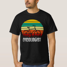Cycologist -おもしろいヴィンテージサイクリングTシャツ Tシャツ