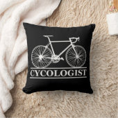 Cycologist - おもしろ自転車のフレーズ クッション (ブランケット)