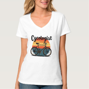 Cycologist:エネルギッシュバイクもしくは自転車に乗る人T型 – サイクリング用 Tシャツ