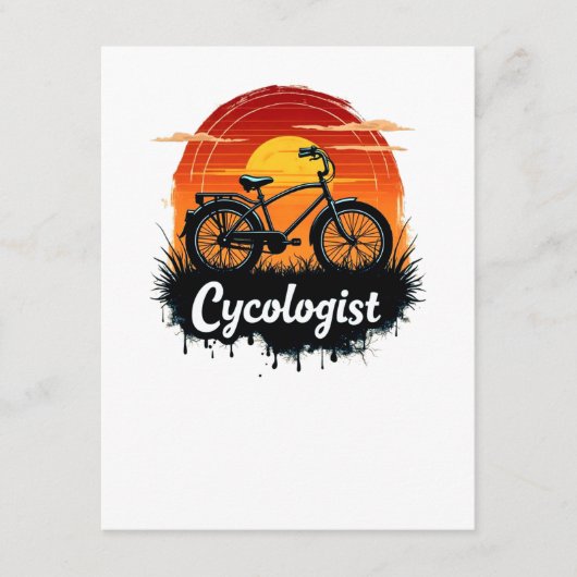 Cycologist Bike Adventure:サンセットグラフィックティー エンクロージャーカード (正面)