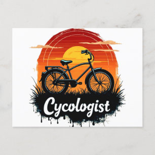 Cycologist Bike Adventure：サンセットグラフィックティー シーズンポストカード