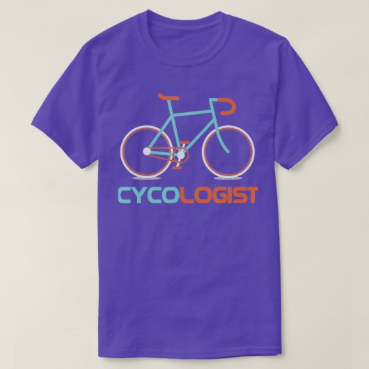 Cycologist Cycling Bicycle Cyclist Road Bike Triat Tシャツ (デザイン正面)