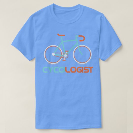 Cycologist Cycling Bicycle Cyclist Road Bike Triat Tシャツ (デザイン正面)