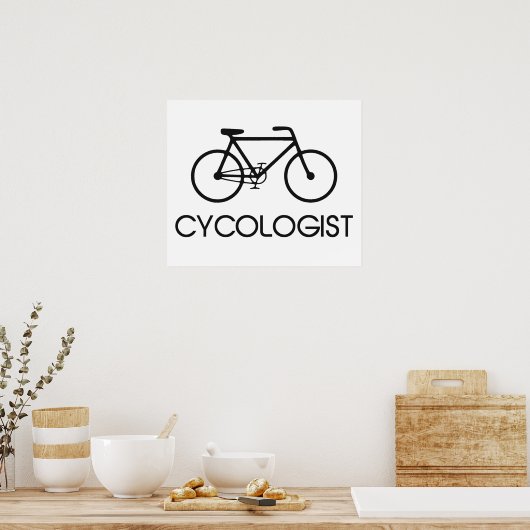 Cycologist Cycling Cycle ポスター (キッチン)