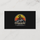 Cycologist Definition Funny Mountain Bike MTB 名刺 (正面)