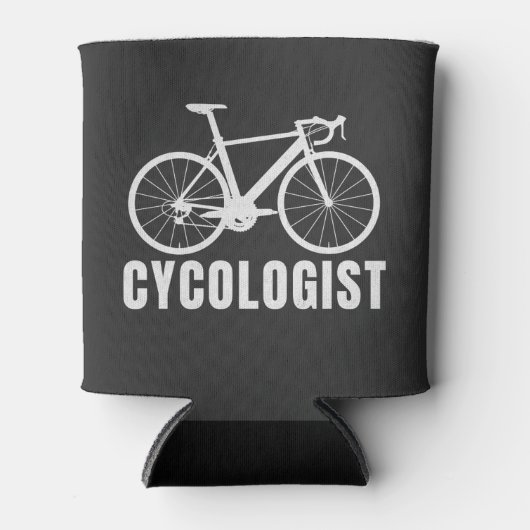 Cycologist Fun Gift for Cycling Lovers 缶クーラー (正面)