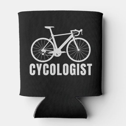 Cycologist Fun Gift for Cycling Lovers 缶クーラー (裏面)
