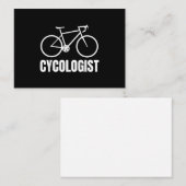 Cycologist Funny Bicycle Bike Gift ノートカード (正面/裏面)