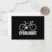 Cycologist Funny Bicycle Bike Gift ノートカード (正面/裏面インサイチュ)