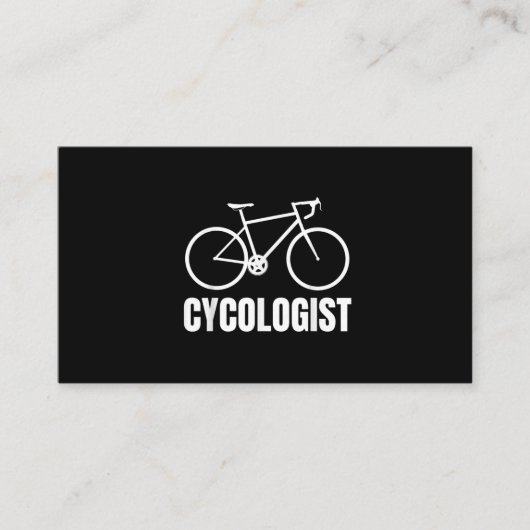 Cycologist Funny Bicycle Bike Gift 名刺 (正面)