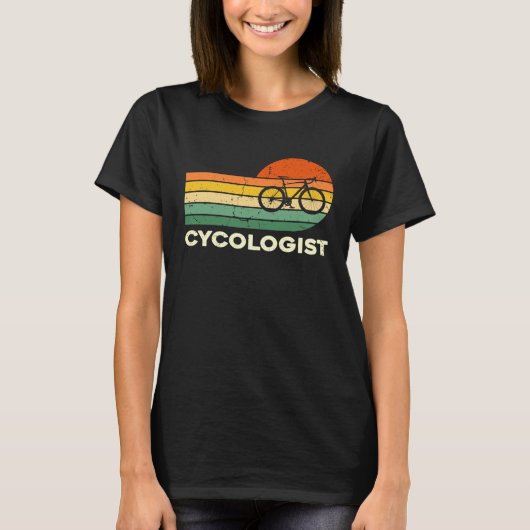 Cycologist  Mountain Bike Cycling Bicycle MTB Cycl Tシャツ (正面)