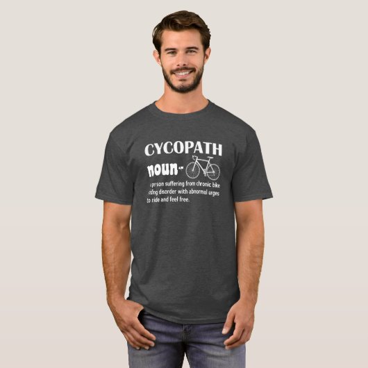 cycopath名詞定おもしろい義ギフトアイディア tシャツ (正面フル)