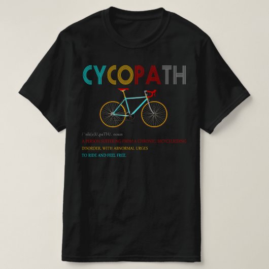Cycopath定義 Tシャツ (デザイン正面)